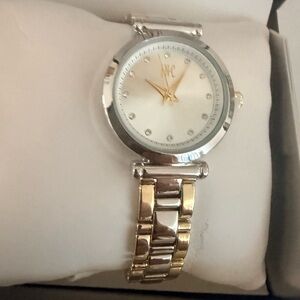 IWC Two-Tone Silver and Gold Women's Bracelet Watch